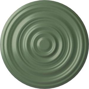 image29 18OD x 1 12P Carton Smooth Ceiling Medallion Fits Canopies up to 9 18Athenian Green Flat Finish