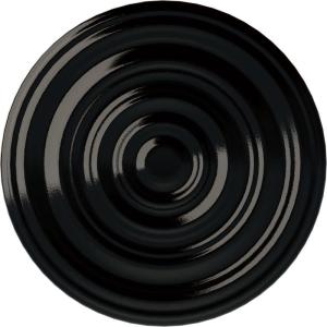 image29 18OD x 1 12P Carton Smooth Ceiling Medallion Fits Canopies up to 9 18Black Pearl Metallic Series