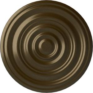 image29 18OD x 1 12P Carton Smooth Ceiling Medallion Fits Canopies up to 9 18Brass Metallic Series