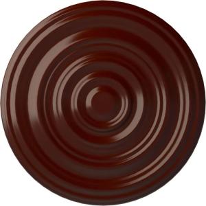 image29 18OD x 1 12P Carton Smooth Ceiling Medallion Fits Canopies up to 9 18Brushed Mahogany Flat Finish