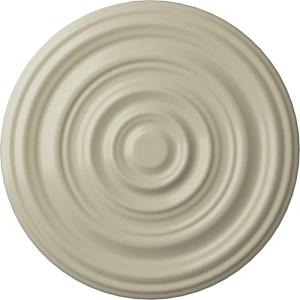 image29 18OD x 1 12P Carton Smooth Ceiling Medallion Fits Canopies up to 9 18Clear Yellow Flat Finish