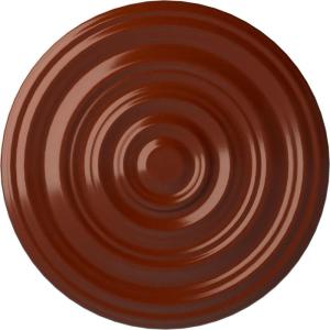 image29 18OD x 1 12P Carton Smooth Ceiling Medallion Fits Canopies up to 9 18Firebrick Flat Finish