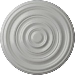 image29 18OD x 1 12P Carton Smooth Ceiling Medallion Fits Canopies up to 9 18Frost Flat Finish