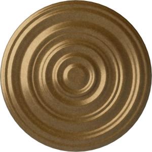 image29 18OD x 1 12P Carton Smooth Ceiling Medallion Fits Canopies up to 9 18Pale Gold Metallic Series