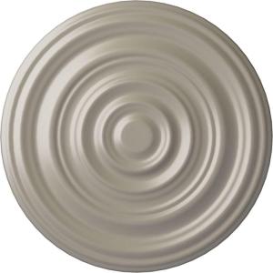image29 18OD x 1 12P Carton Smooth Ceiling Medallion Fits Canopies up to 9 18Pearl White Metallic Series