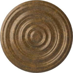 image29 18OD x 1 12P Carton Smooth Ceiling Medallion Fits Canopies up to 9 18Rubbed Bronze Metallic Series