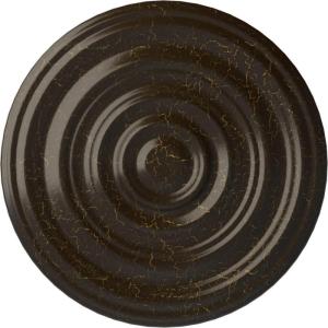 image29 18OD x 1 12P Carton Smooth Ceiling Medallion Fits Canopies up to 9 18Stone Hearth Crackle Flat Finish