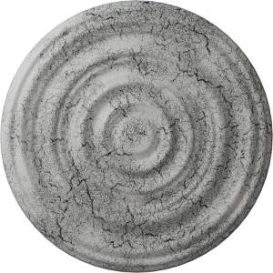 image29 18OD x 1 12P Carton Smooth Ceiling Medallion Fits Canopies up to 9 18Ultra Pure White Crackle Flat Finish