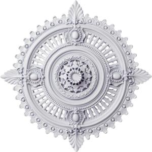 image29 18OD x 1 14ID x 4P Haylynn Ceiling Medallion Fits Canopies up to 1 14Factory Primed