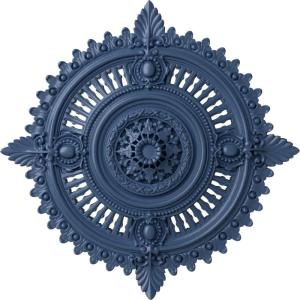 image29 18OD x 1 14ID x 4P Haylynn Ceiling Medallion Fits Canopies up to 1 14HandPainted Americana