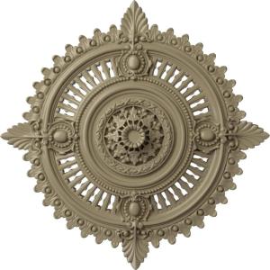 image29 18OD x 1 14ID x 4P Haylynn Ceiling Medallion Fits Canopies up to 1 14HandPainted Gobi Desert