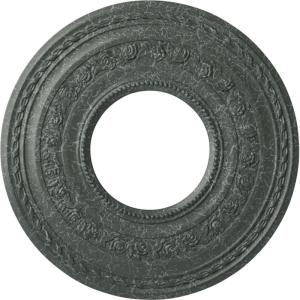 image29 38OD x 11 58ID x 1 18P Anthony Ceiling Medallion Fits Canopies up to 11 58Athenian Green Crackle Flat Finish