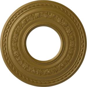 image29 38OD x 11 58ID x 1 18P Anthony Ceiling Medallion Fits Canopies up to 11 58Gold Rush Metallic Series