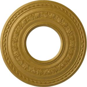 image29 38OD x 11 58ID x 1 18P Anthony Ceiling Medallion Fits Canopies up to 11 58Pharaohs Gold Metallic Series