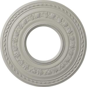 image29 38OD x 11 58ID x 1 18P Anthony Ceiling Medallion Fits Canopies up to 11 58Pot of Cream Flat Finish