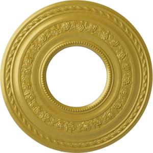 image29 38OD x 11 58ID x 1 18P Anthony Ceiling Medallion Fits Canopies up to 11 58Rich Gold Metallic Series