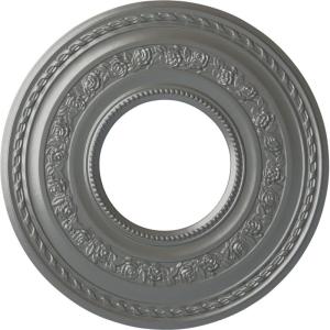 image29 38OD x 11 58ID x 1 18P Anthony Ceiling Medallion Fits Canopies up to 11 58Silver Metallic Series