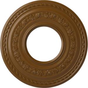 image29 38OD x 11 58ID x 1 18P Anthony Ceiling Medallion Fits Canopies up to 11 58Smokey Topaz Flat Finish