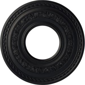 image29 38OD x 11 58ID x 1 18P Anthony Ceiling Medallion Fits Canopies up to 11 58Steel Gray Metallic Series