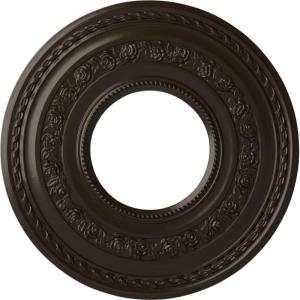 image29 38OD x 11 58ID x 1 18P Anthony Ceiling Medallion Fits Canopies up to 11 58Stone Hearth Flat Finish