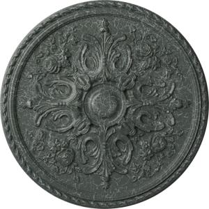 image32 58OD x 2P Bradford Ceiling Medallion Fits Canopies up to 6 58Athenian Green Crackle Flat Finish