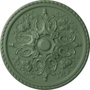 image32 58OD x 2P Bradford Ceiling Medallion Fits Canopies up to 6 58Athenian Green Flat Finish