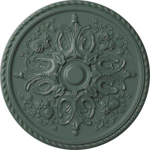 image32 58OD x 2P Bradford Ceiling Medallion Fits Canopies up to 6 58Cloud Burst Flat Finish