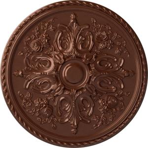image32 58OD x 2P Bradford Ceiling Medallion Fits Canopies up to 6 58Copper Penny Metallic Series