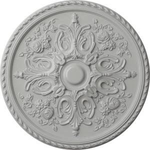 image32 58OD x 2P Bradford Ceiling Medallion Fits Canopies up to 6 58Frost Flat Finish