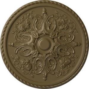 image32 58OD x 2P Bradford Ceiling Medallion Fits Canopies up to 6 58Mississippi Mud Flat Finish