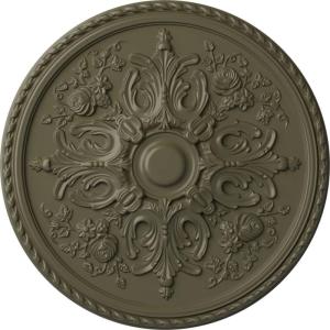 image32 58OD x 2P Bradford Ceiling Medallion Fits Canopies up to 6 58Painted Turtle Flat Finish
