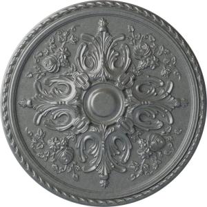 image32 58OD x 2P Bradford Ceiling Medallion Fits Canopies up to 6 58Platinum Metallic Series