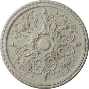 image32 58OD x 2P Bradford Ceiling Medallion Fits Canopies up to 6 58Pot of Cream Crackle Flat Finish