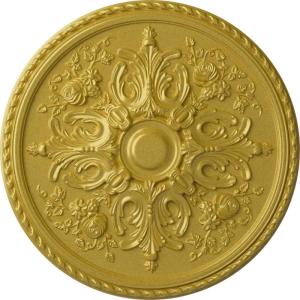 image32 58OD x 2P Bradford Ceiling Medallion Fits Canopies up to 6 58Rich Gold Metallic Series