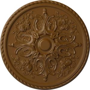 image32 58OD x 2P Bradford Ceiling Medallion Fits Canopies up to 6 58Smokey Topaz Flat Finish