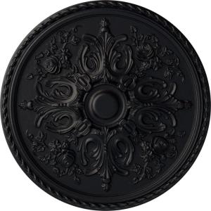 image32 58OD x 2P Bradford Ceiling Medallion Fits Canopies up to 6 58Steel Gray Metallic Series