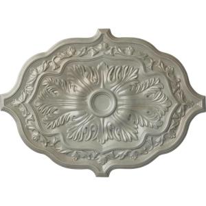 image36W x 26H x 1 12P Pesaro Ceiling MedallionHandPainted Flash Gold