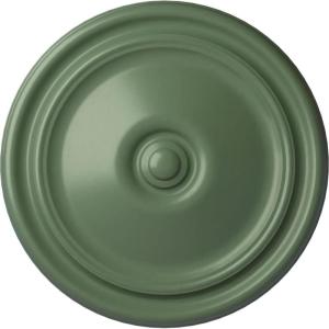imageEkena Millwork CM12RE Reece Ceiling Medallion 12OD x 1 34P Fits Canopies up to 2 38 Factory PrimedAthenian Green Flat Finish