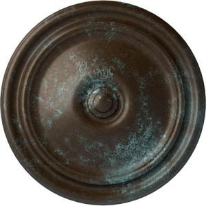 imageEkena Millwork CM12RE Reece Ceiling Medallion 12OD x 1 34P Fits Canopies up to 2 38 Factory PrimedBronze Blue Patina Metallic Series