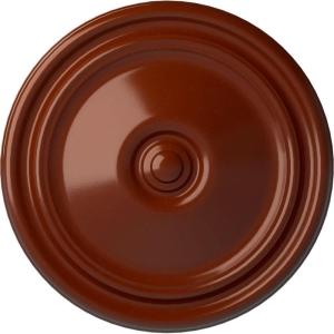 imageEkena Millwork CM12RE Reece Ceiling Medallion 12OD x 1 34P Fits Canopies up to 2 38 Factory PrimedFirebrick Flat Finish