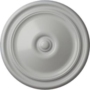 imageEkena Millwork CM12RE Reece Ceiling Medallion 12OD x 1 34P Fits Canopies up to 2 38 Factory PrimedFrost Flat Finish