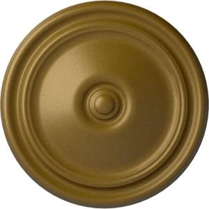 imageEkena Millwork CM12RE Reece Ceiling Medallion 12OD x 1 34P Fits Canopies up to 2 38 Factory PrimedGold Rush Metallic Series