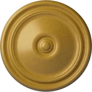 imageEkena Millwork CM12RE Reece Ceiling Medallion 12OD x 1 34P Fits Canopies up to 2 38 Factory PrimedIridescent Gold Metallic Series