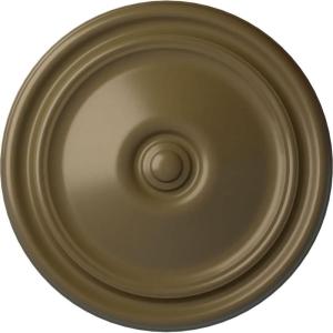imageEkena Millwork CM12RE Reece Ceiling Medallion 12OD x 1 34P Fits Canopies up to 2 38 Factory PrimedMississippi Mud Flat Finish