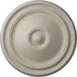 imageEkena Millwork CM12RE Reece Ceiling Medallion 12OD x 1 34P Fits Canopies up to 2 38 Factory PrimedPot of Cream Crackle Flat Finish