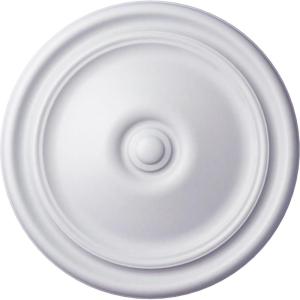 imageEkena Millwork CM12RE Reece Ceiling Medallion 12OD x 1 34P Fits Canopies up to 2 38 Factory PrimedPrimed