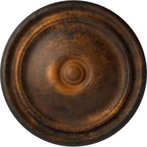 imageEkena Millwork CM12RE Reece Ceiling Medallion 12OD x 1 34P Fits Canopies up to 2 38 Factory PrimedRust Metallic Series