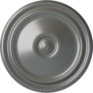 imageEkena Millwork CM12RE Reece Ceiling Medallion 12OD x 1 34P Fits Canopies up to 2 38 Factory PrimedSilver Metallic Series