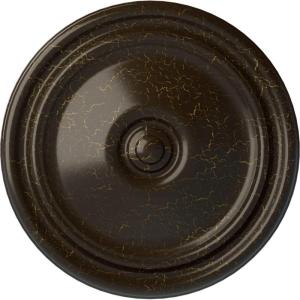 imageEkena Millwork CM12RE Reece Ceiling Medallion 12OD x 1 34P Fits Canopies up to 2 38 Factory PrimedStone Hearth Crackle Flat Finish