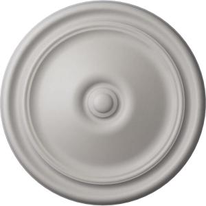imageEkena Millwork CM12RE Reece Ceiling Medallion 12OD x 1 34P Fits Canopies up to 2 38 Factory PrimedUltra Pure White Flat Finish